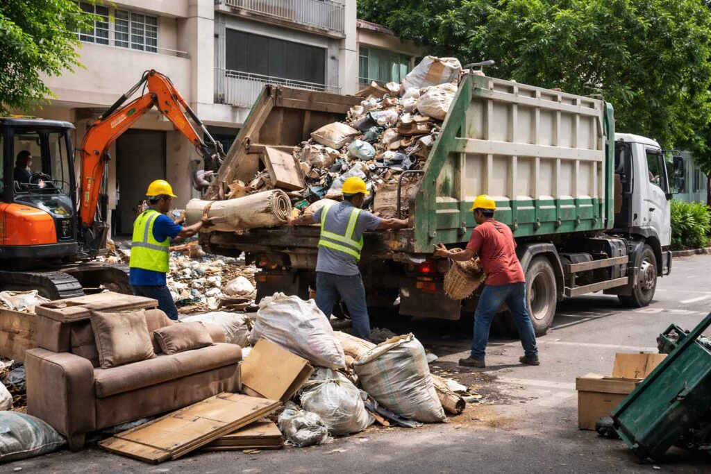 清除建材與垃圾廢料